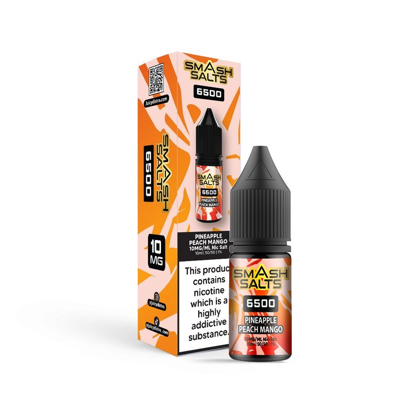 Smash Salts 6500 Nic Salt 10ml E - Liquid | Cheapest Online - Power Vape Shop
