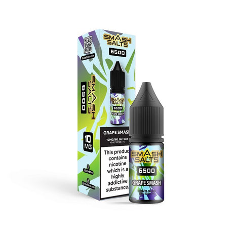 Smash Salts 6500 Nic Salt 10ml E - Liquid | Cheapest Online - Power Vape Shop