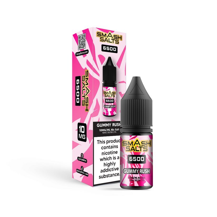 Smash Salts 6500 Nic Salt 10ml E - Liquid | Cheapest Online - Power Vape Shop