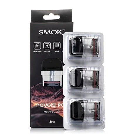 Smok Novo 5 Replacement Pods - 3Pack