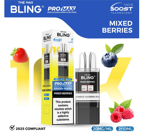 The Bling 10k Pro Max Replacement Pods (BOX OF 5) - Wholesale Price !