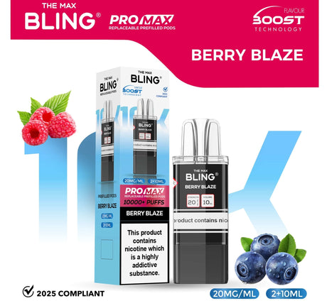 The Bling 10k Pro Max Replacement Pods (BOX OF 5) - Wholesale Price !