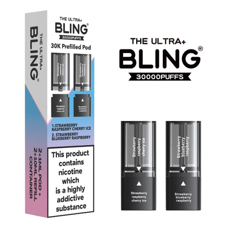 The Bling Ultra Plus 30k Replacement Pods Box of 5 - Wholesale Price !