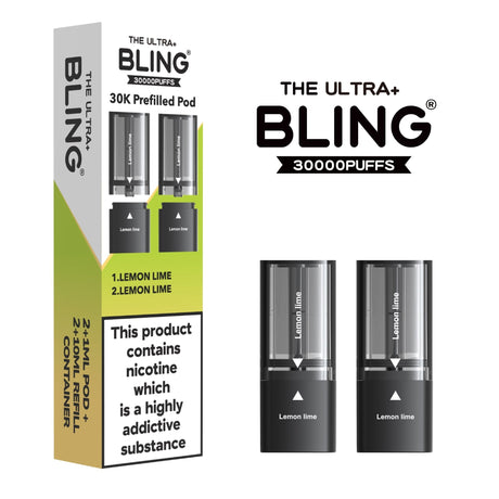 The Bling Ultra Plus 30k Replacement Pods Box of 5 - Wholesale Price !