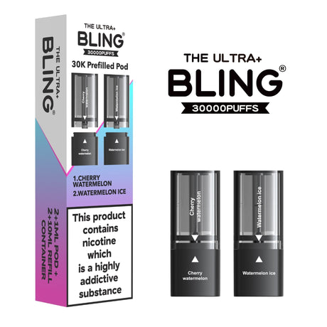 The Bling Ultra Plus 30k Replacement Pods Box of 5 - Wholesale Price !