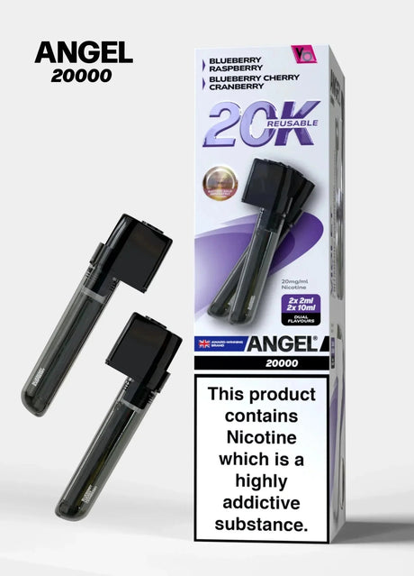 Vapes Bars Angel 20000 Prefilled Pods Box of 5 - Violet Edition - vapeukwholesale