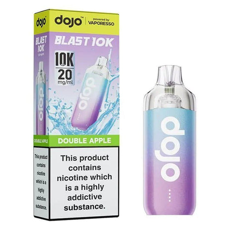 Vaporesso Dojo Blast 10k Prefilled Pod Vape Kit Box of 5 - Double Apple - vapeukwholesale