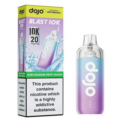 Vaporesso Dojo Blast 10k Prefilled Pod Vape Kit Box of 5 - Kiwi Passion Fruit Guava - vapeukwholesale