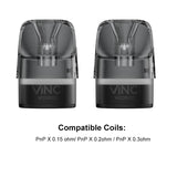 Voopoo Vinci PnP X Empty Pod Cartridge Pack of 2 - Power Vape Shop