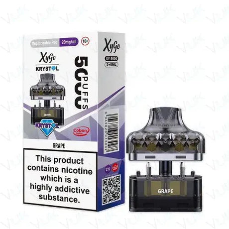 Xygo Krystal 5000 Prefilled Pods - Power Vape Shop